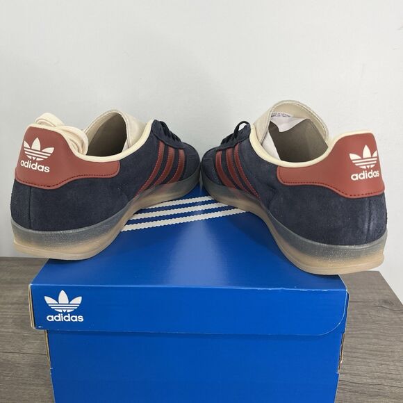 Adidas Gazelle Indoor Legend Ink Preloved Ruby JH5404 NEW Men's Size 11.5 - Picture 5 of 8
